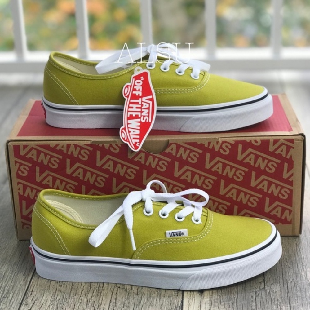 NWT VANS Authentic Cress Green WMNS AUTHENTIC - Picture 2 of 7